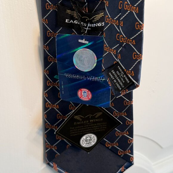 Vintage Eagles Wings Florida Gators‎ Men's Necktie - 100% Silk - Picture 4 of 8